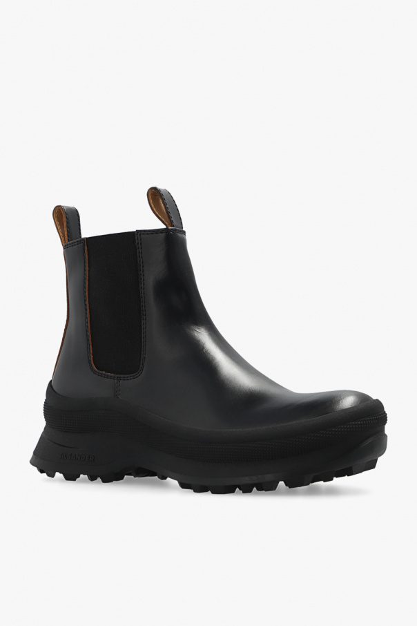 シューズ・サンダルその他 JIL SANDER SEMY-SHINY LEATHER CHELSEA BOOTS 楽天市場】【アウトレット】【ラスト1点】ジルサンダー JIL